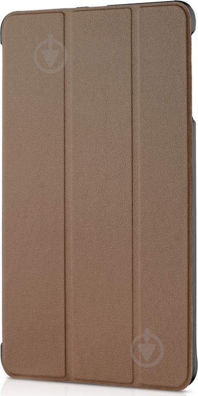Чехол AIRON Samsung Galaxy Tab E brown Premium - фото 2