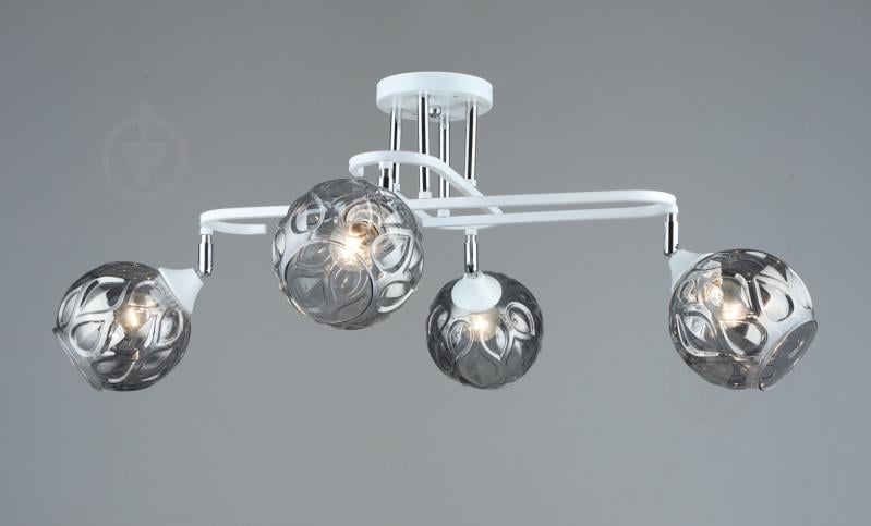 Люстра потолочная Sirius B A4071/4 WT+CH 4x60 Вт E27 золото 40644 - фото 1 Люстра потолочная Sirius B A4071/4 WT+CH 4x60 Вт E27 золото 40644 - фото 1