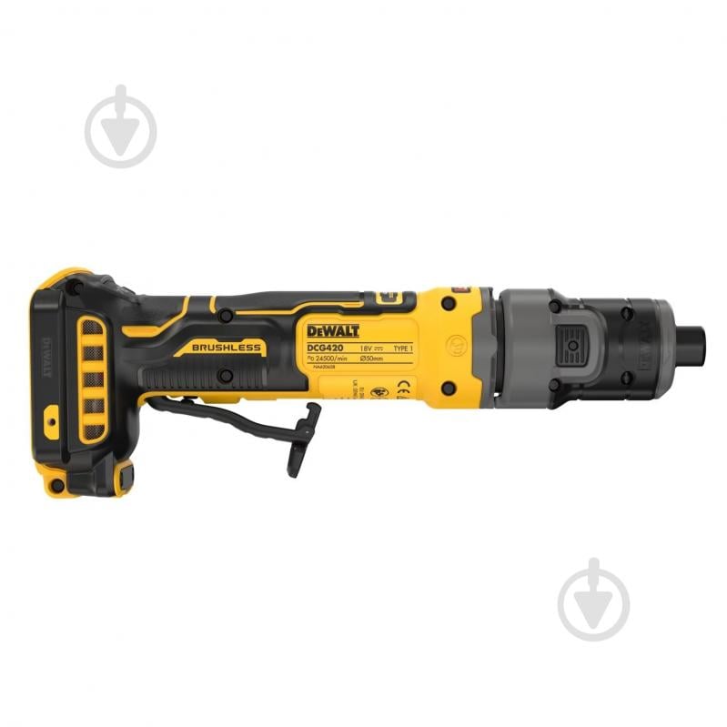 Машина шлифовальная DeWalt DCG420N - фото 4 Машина шлифовальная DeWalt DCG420N - фото 4