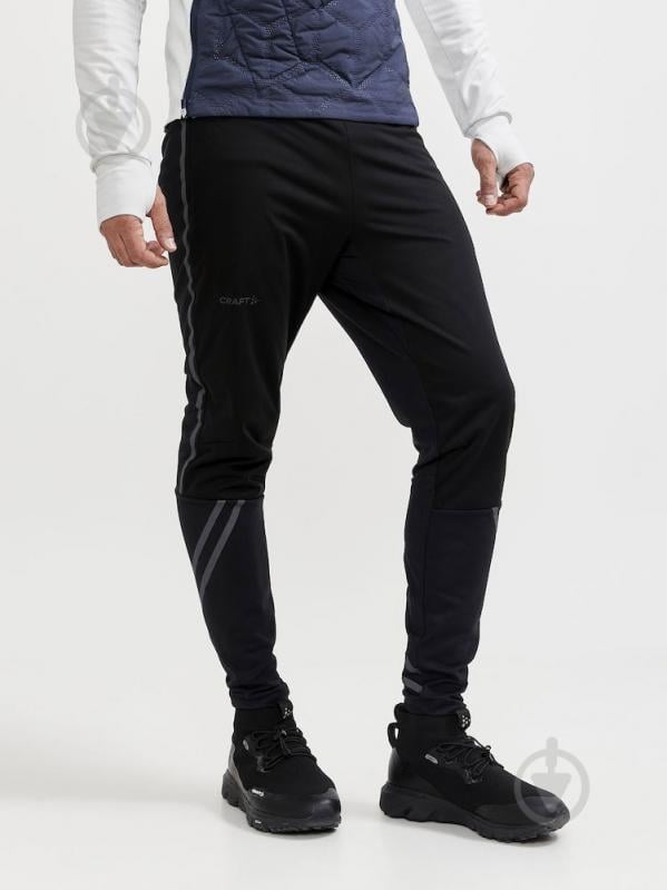 Штани Craft ADV SUBZ LUMEN WIND PANTS 2 M 1911342-999000 р. L чорний - фото 1