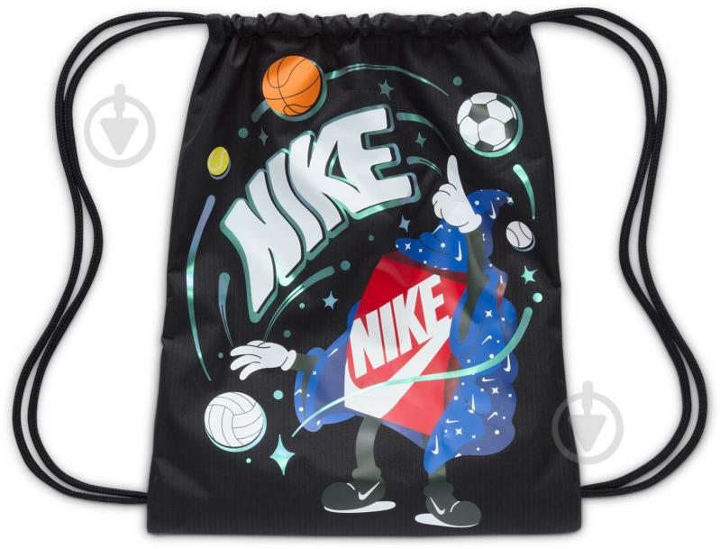 Сумка-мешок Nike Y DRAWSTRING - BOXY FN1360-010 12 л черный - фото 1