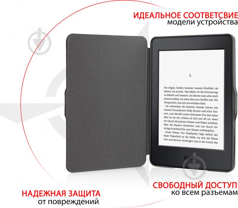 Чохол AIRON Amazon Kindle PaperWhite 2015/2016 black Premium - фото 8