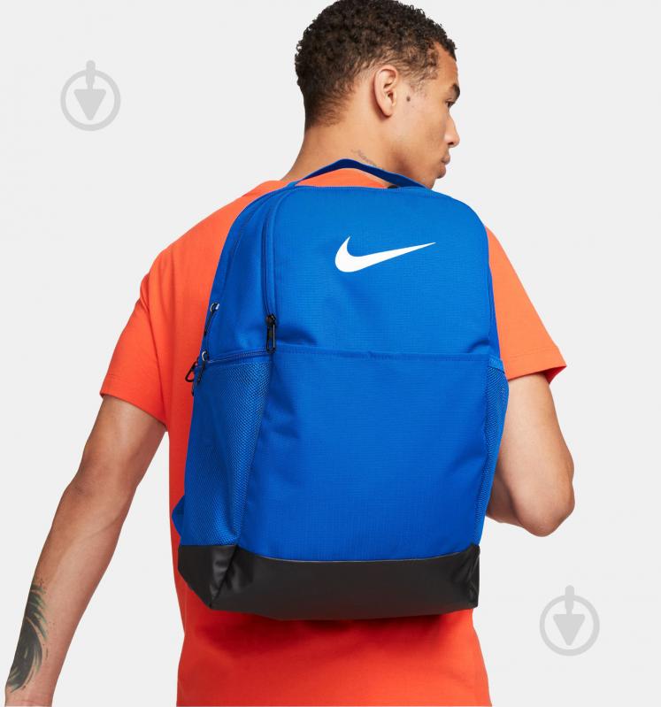 Рюкзак Nike BRASILIA 9.5 TRAINING BACKPACK DH7709-480 24 л синий - фото 10