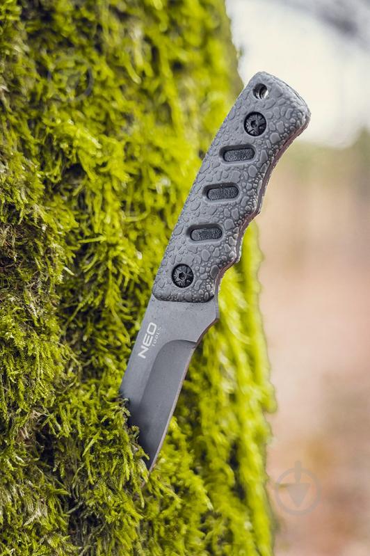 Нож NEO tools Bushcraft фиксированный FULL-TANG, 165mm 63-106 - фото 5