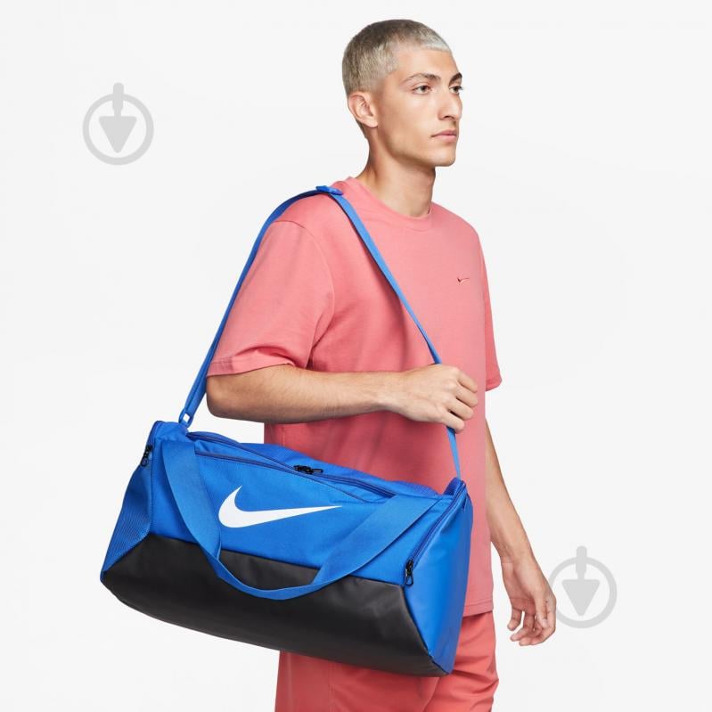 Спортивна сумка Nike BRASILIA 9.5 TRAINING DUFFEL BAG DM3976-480 51 л синій - фото 9