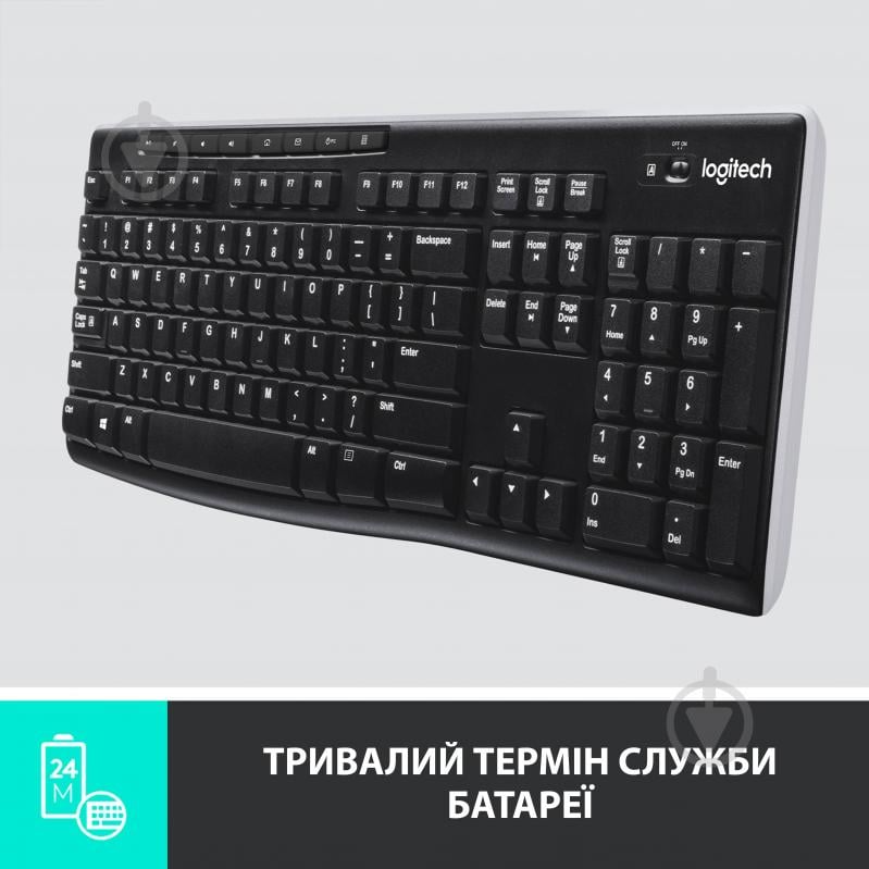 Клавіатура Logitech Logitech K270 (920-003757) - фото 3