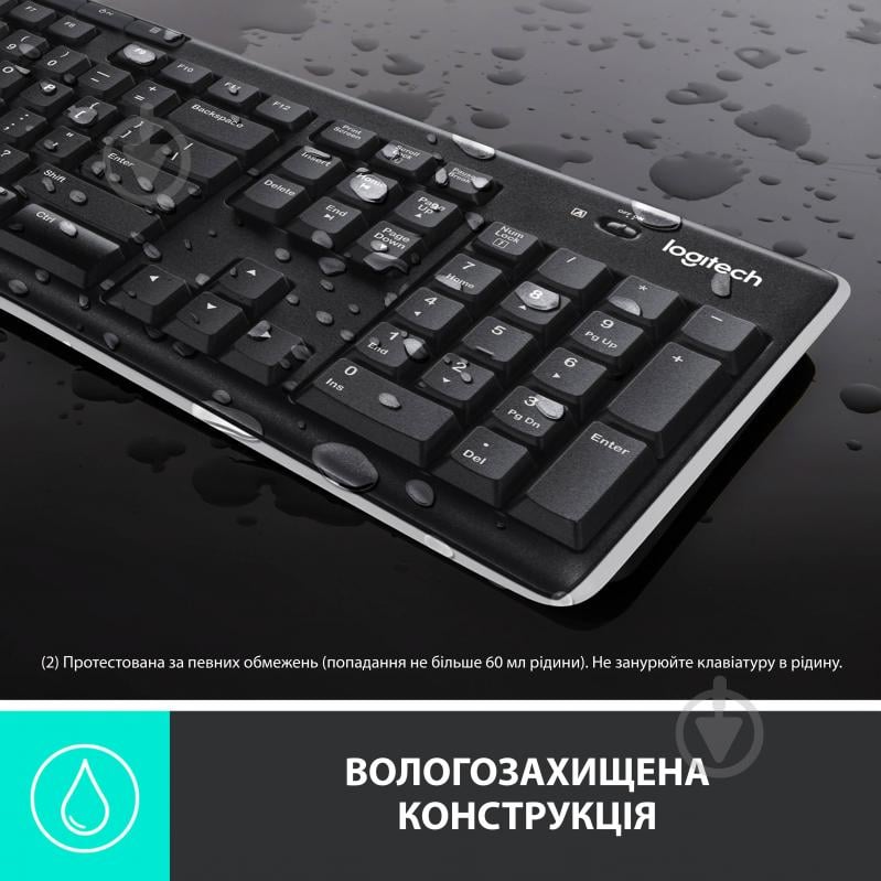 Клавіатура Logitech Logitech K270 (920-003757) - фото 5