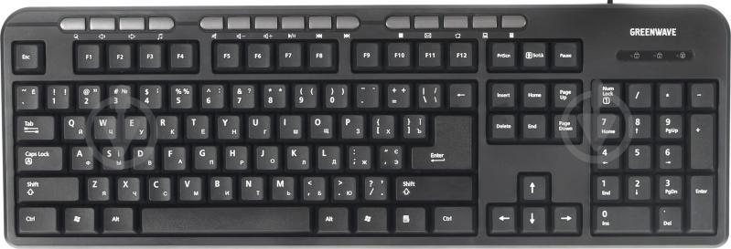 Клавиатура Greenwave Multimedia 305 (Multimedia 305) USB black - фото 1 Клавиатура Greenwave Multimedia 305 (Multimedia 305) USB black - фото 1