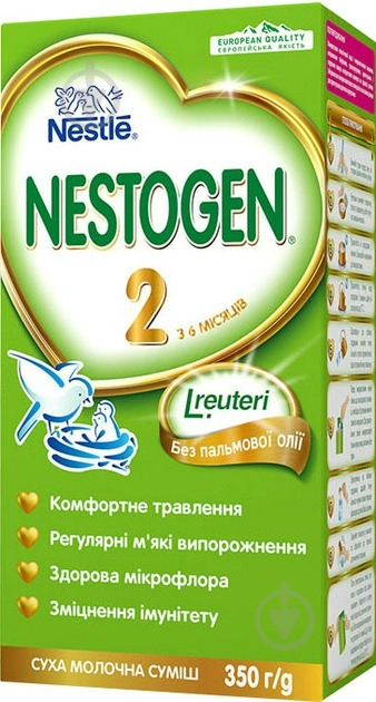Суха молочна суміш Nestle Nestogen 2 350 г 7613031375035 - фото 1