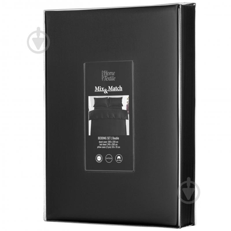Комплект постельного белья 2,0 Mix&Match Premium ART2022SL черный Ardesto - фото 12 Комплект постельного белья 2,0 Mix&Match Premium ART2022SL черный Ardesto - фото 12
