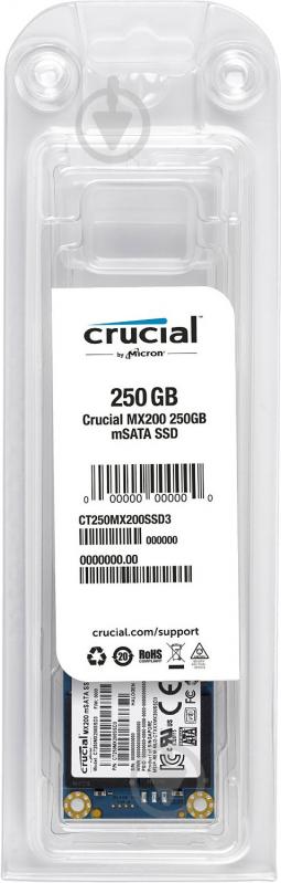 SSD-накопитель MICRON Crucial MX200 250GB Mini-SATA SATA III (CT250MX200SSD3) - фото 3