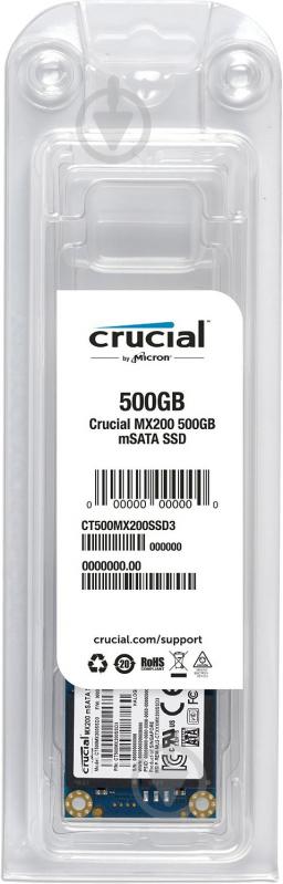 SSD-накопичувач MICRON Crucial MX200 500GB Mini-SATA SATA III (CT500MX200SSD3) - фото 4