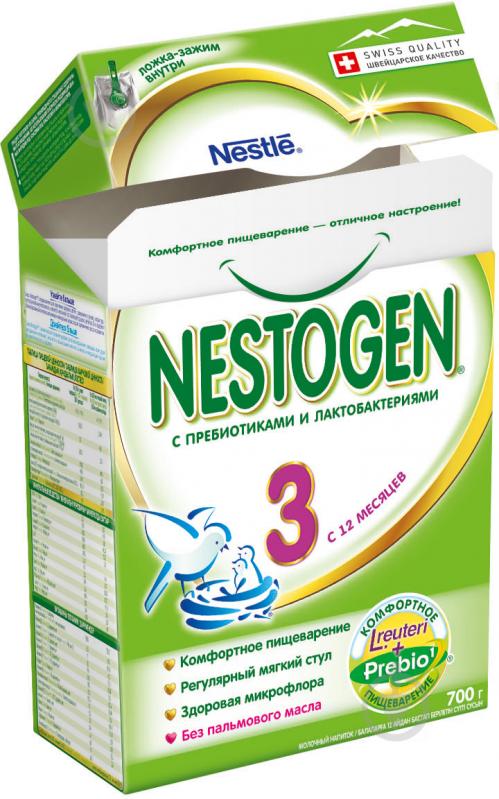 Суха молочна суміш Nestle Nestogen 3 700 г 7613033440168 - фото 3