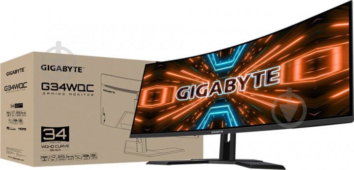 Монитор Gigabyte 34" (G34WQC-EK) - фото 7