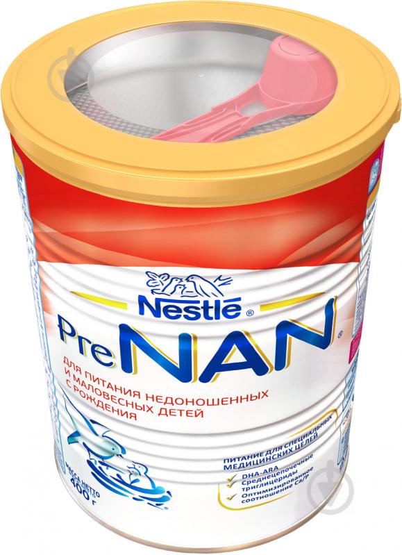 Суха молочна суміш Nestle PreNAN 400 г 7613033060274 - фото 2