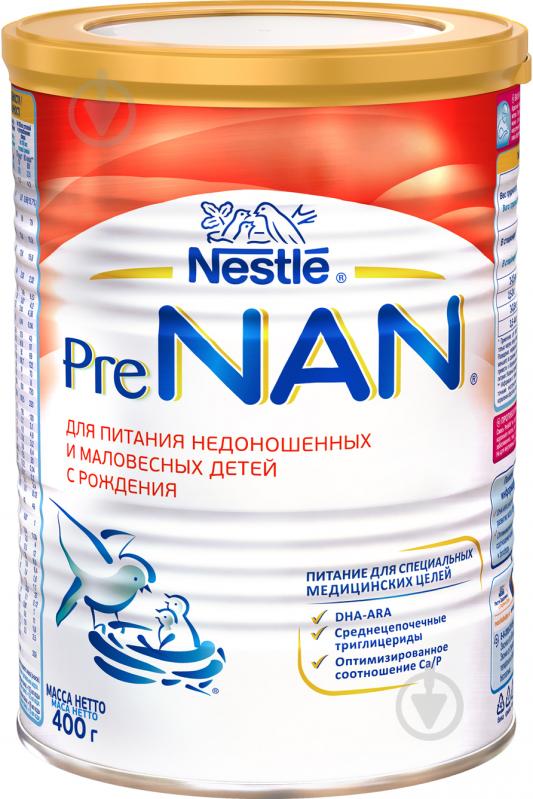 Суха молочна суміш Nestle PreNAN 400 г 7613033060274 - фото 1