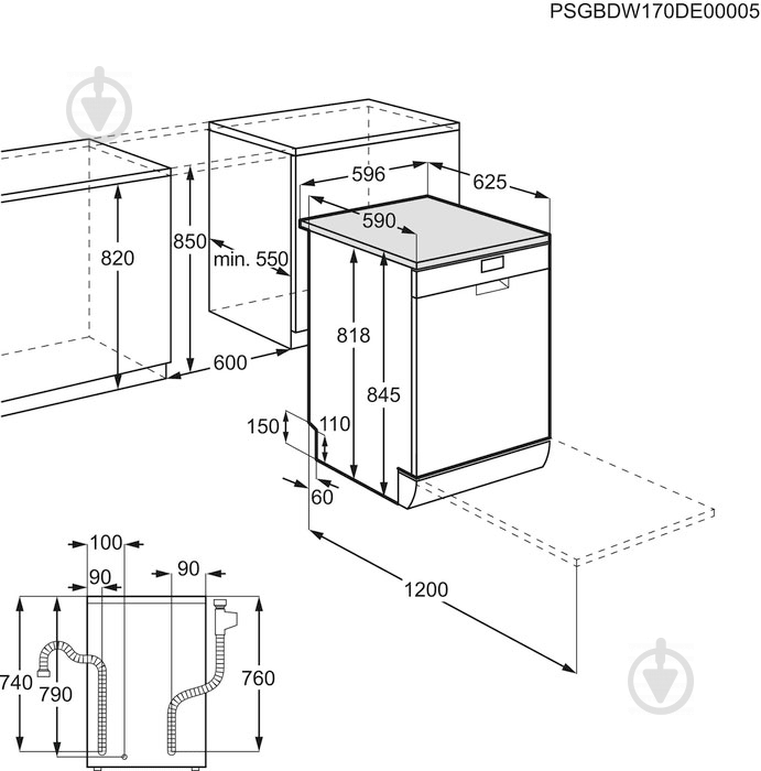 Посудомоечная машина Zanussi ZDF26004WA - фото 6