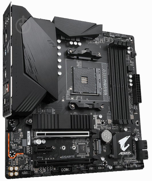 Материнська плата Gigabyte B550M AORUS PRO-P (Socket AM4, AMD B550, mirco ATX) - фото 2