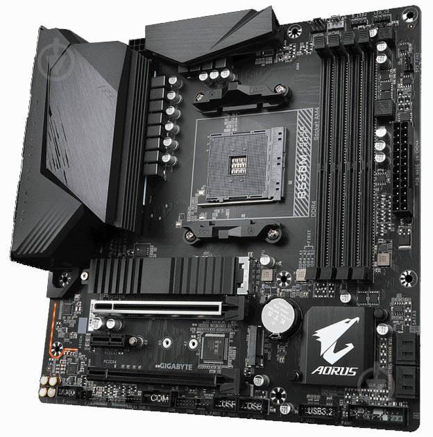 Материнская плата Gigabyte B550M AORUS PRO-P (Socket AM4, AMD B550, mirco ATX) - фото 3