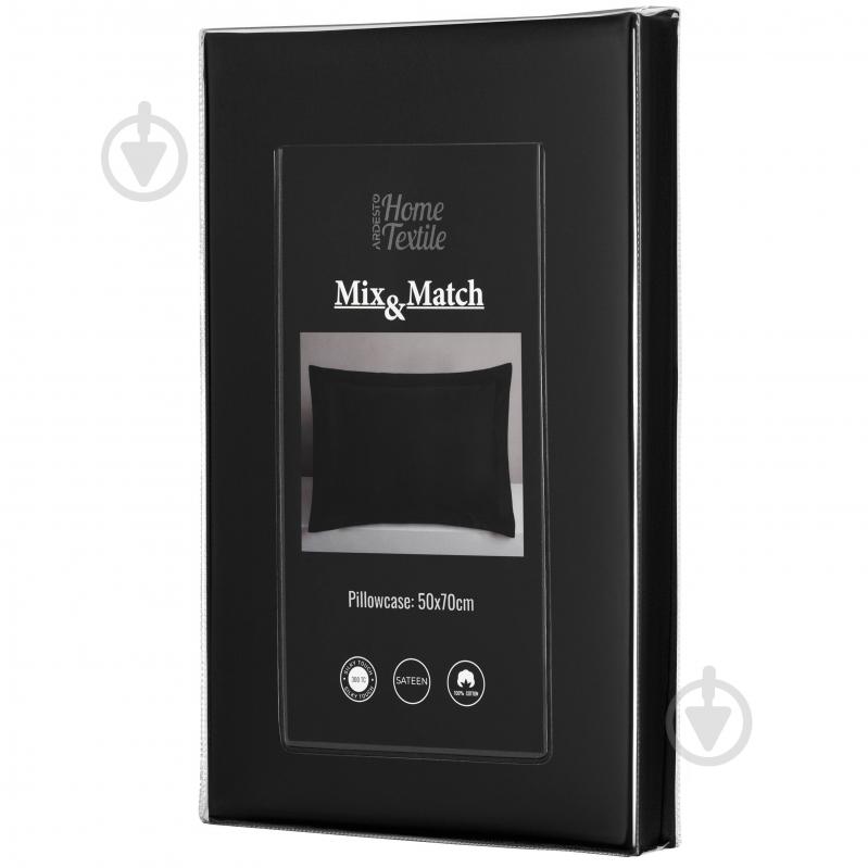 Наволочка Mix&Match Premium Ardesto ART5070PCL 50x70 см чорний Ardesto - фото 6 Наволочка Mix&Match Premium Ardesto ART5070PCL 50x70 см чорний Ardesto - фото 6