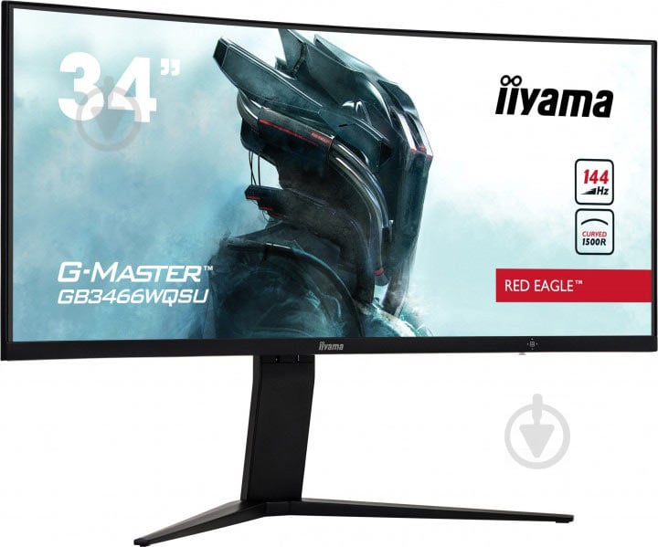 Монитор Iiyama G-Master Red Eagle 34" (GB3466WQSU-B1) - фото 2