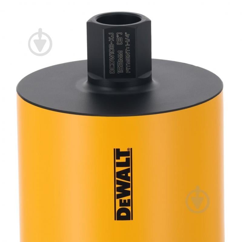 Коронка алмазная DeWalt POWERSHIFT 152 мм DCDW108 - фото 3