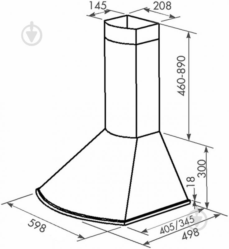 Вытяжка Eleyus Bora 750 60 BG - фото 11