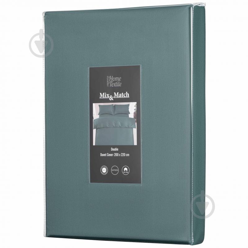 Пододеяльник Mix&Match Premium ART2022DVE 200x220 см зеленый Ardesto - фото 5 Пододеяльник Mix&Match Premium ART2022DVE 200x220 см зеленый Ardesto - фото 5