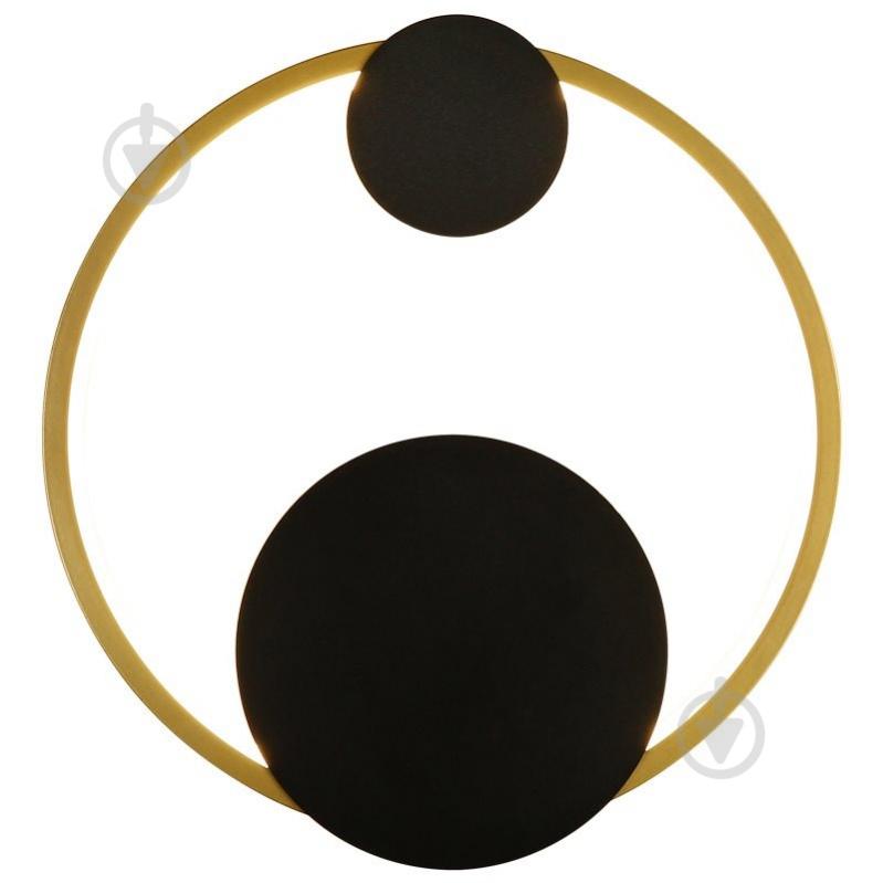 Бра Sirius 8912 LH 14W D250хH60 gold+black 2x11 Вт без цоколя белый с золотистым 8912 - фото 1