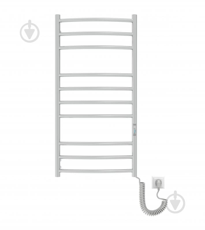 Полотенцесушитель электрический Elna Ладер 10 (960х480х100) нержавека с диммером t - фото 3 Полотенцесушитель электрический Elna Ладер 10 (960х480х100) нержавека с диммером t - фото 3