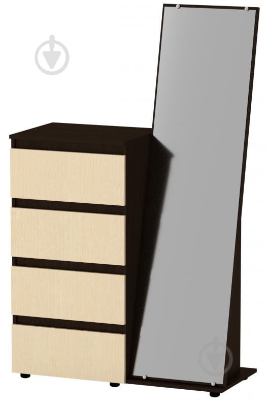 Комод-зеркало Компанит венге - фото 1