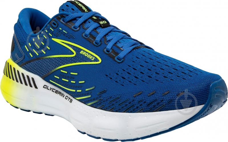 Кросівки чоловічі Brooks Glycerin GTS 20 1103831D-482 р.42 сині - фото 4