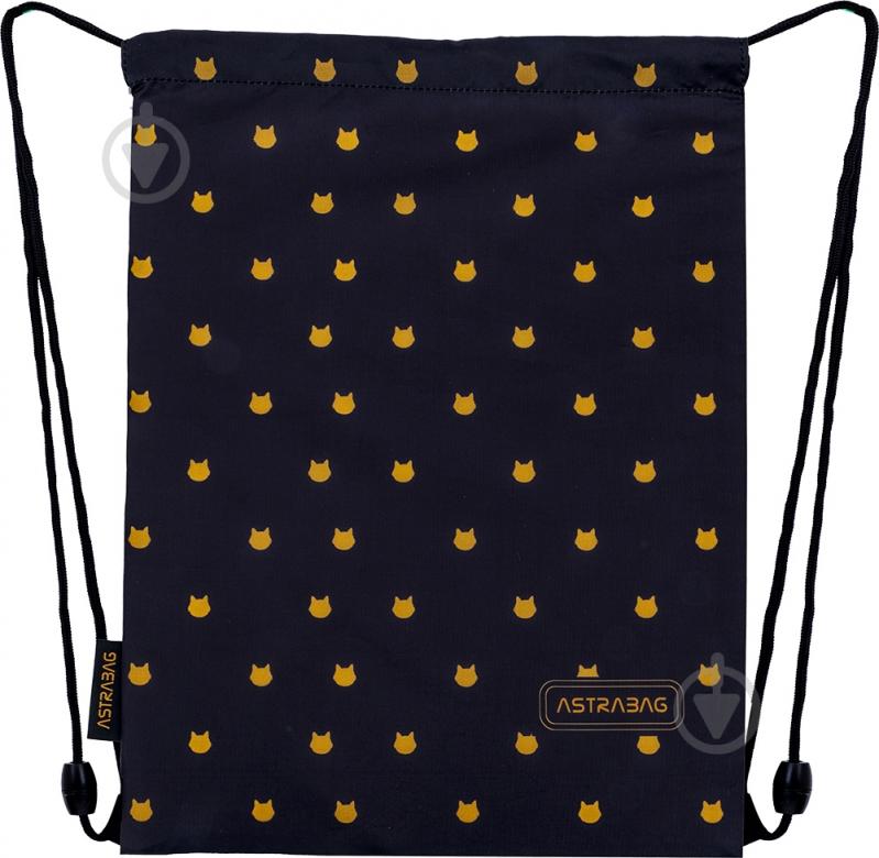 Сумка для обуви ASTRABAG AD1 FLUFFY KITTY BLACK - фото 1 Сумка для обуви ASTRABAG AD1 FLUFFY KITTY BLACK - фото 1