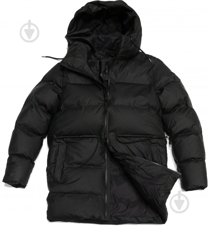 Пуховик Rains PUFFER W JACKET 15370-01 р.M-L чорний - фото 3