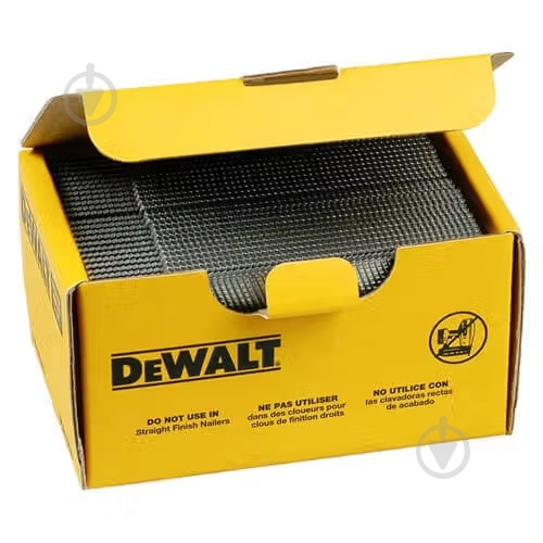 Гвозди для электростеплера DeWalt 63 мм 2500 шт. DNBA1663GZ - фото 2 Гвозди для электростеплера DeWalt 63 мм 2500 шт. DNBA1663GZ - фото 2