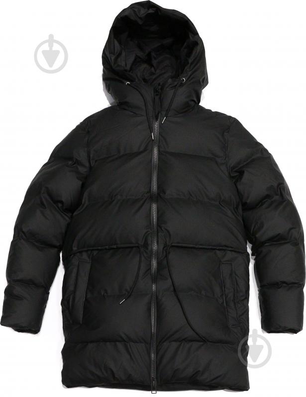 Пуховик Rains PUFFER W JACKET 15370-01 р.S-M чорний - фото 1