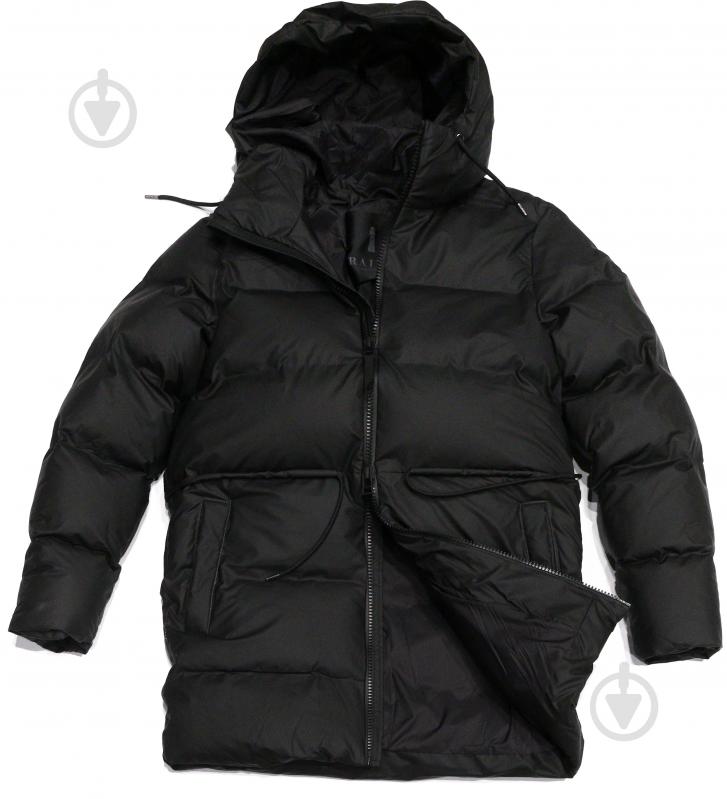 Пуховик Rains PUFFER W JACKET 15370-01 р.S-M чорний - фото 3