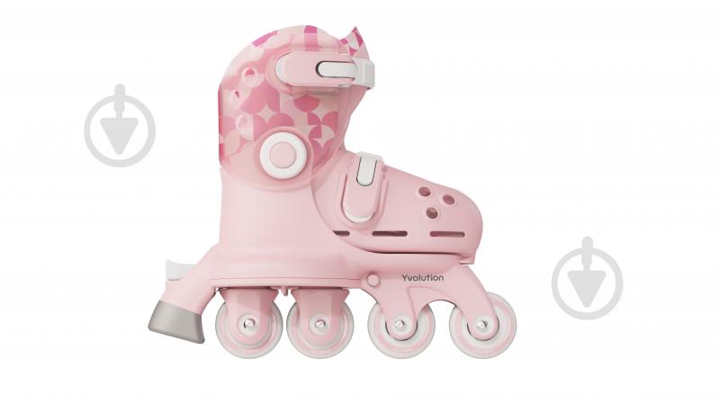 Роликовые коньки Yvolution Twista YR25P4 р. 24-28 розовый - фото 3