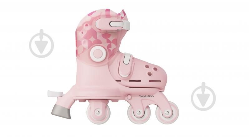 Роликовые коньки Yvolution Twista YR25P4 р. 24-28 розовый - фото 4