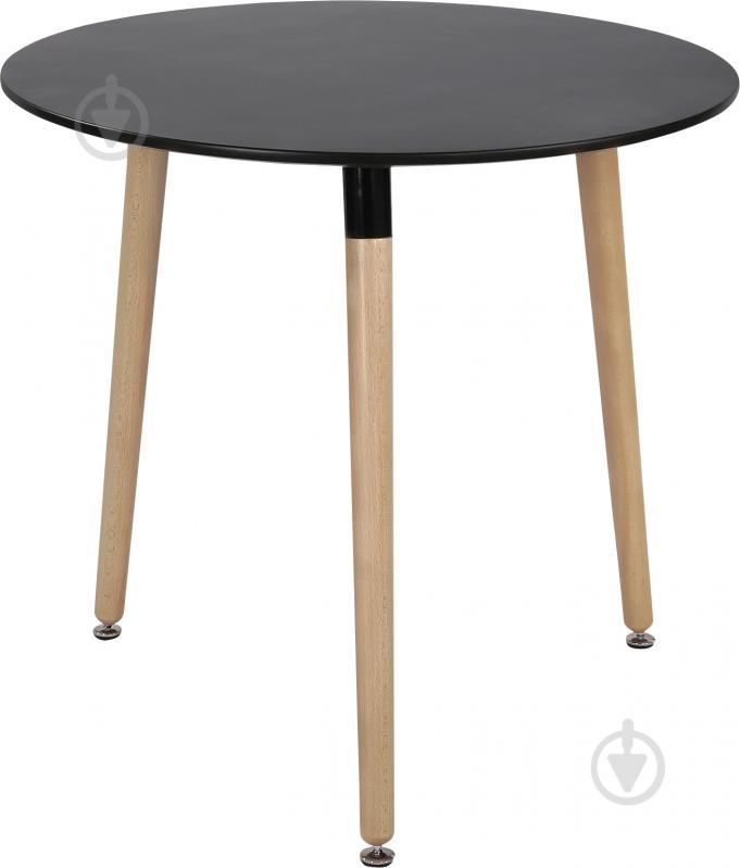 Стол обеденный Style black round - фото 1