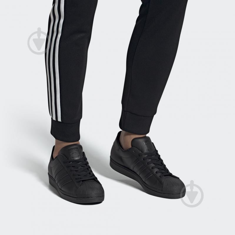 Кроссовки мужские демисезонные Adidas SUPERSTAR EG4957 р.41 1/3 черные - фото 12