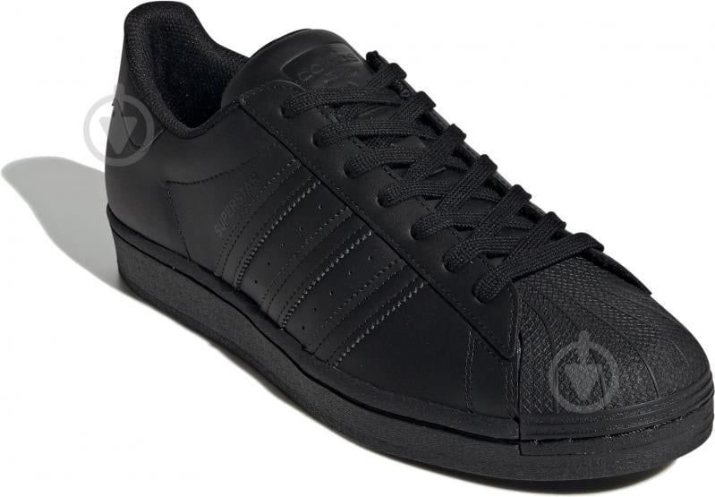 Кроссовки мужские демисезонные Adidas SUPERSTAR EG4957 р.41 1/3 черные - фото 4