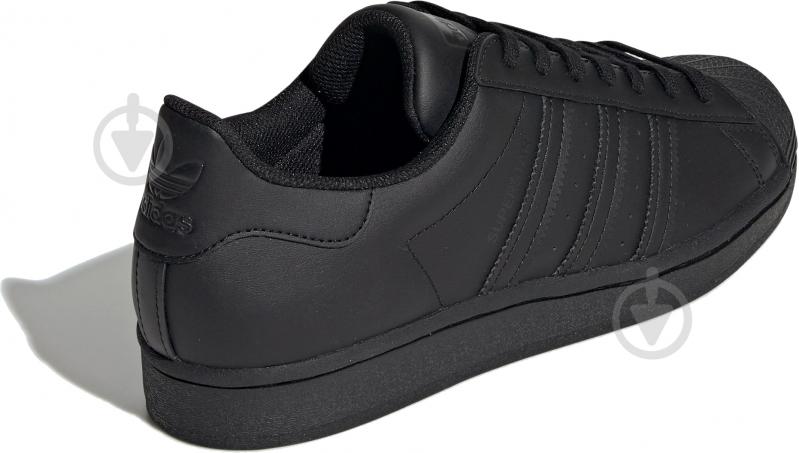 Кросівки чоловічі демісезонні Adidas SUPERSTAR EG4957 р.41 1/3 чорні - фото 5