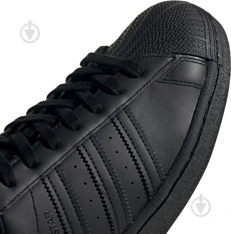 Кроссовки мужские демисезонные Adidas SUPERSTAR EG4957 р.41 1/3 черные - фото 8