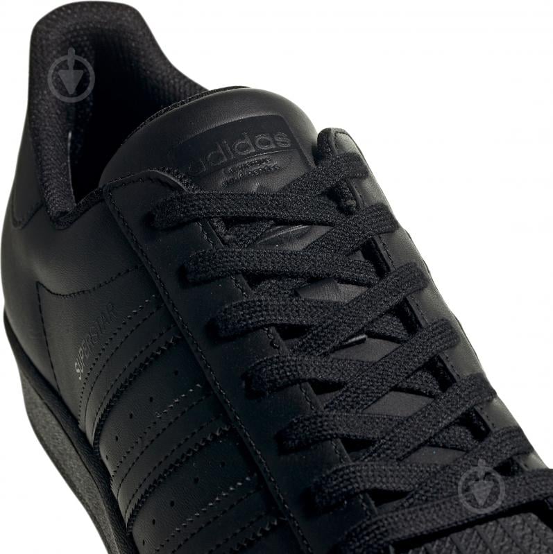 Кроссовки мужские демисезонные Adidas SUPERSTAR EG4957 р.42 черные - фото 9