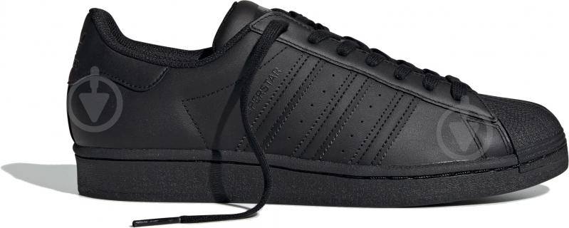 Кросівки чоловічі демісезонні Adidas SUPERSTAR EG4957 р.42 2/3 чорні - фото 2