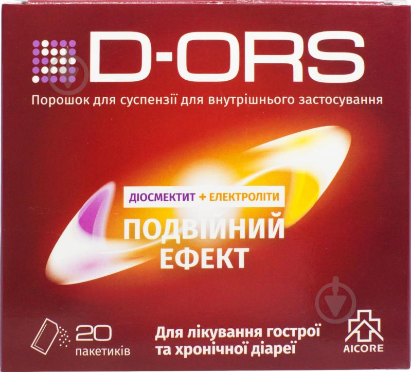 Ді-ОРС для приготування суспензії №20 у пакетик порошок - фото 1 Ді-ОРС для приготування суспензії №20 у пакетик порошок - фото 1