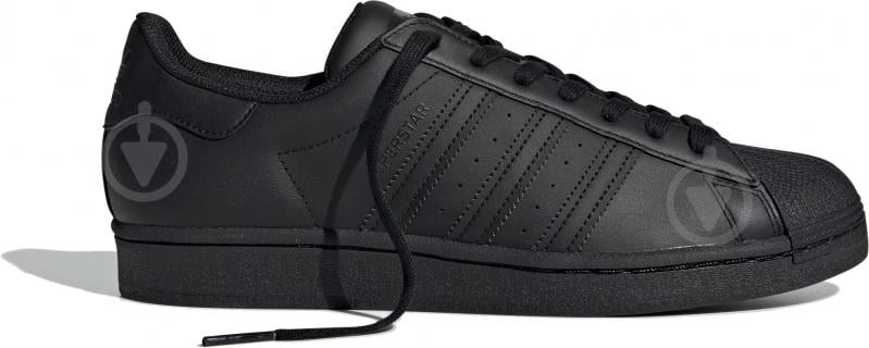 Кроссовки мужские демисезонные Adidas SUPERSTAR EG4957 р.43 1/3 черные - фото 2