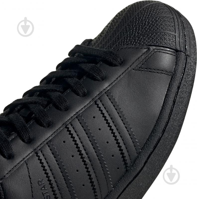 Кроссовки мужские демисезонные Adidas SUPERSTAR EG4957 р.43 1/3 черные - фото 8