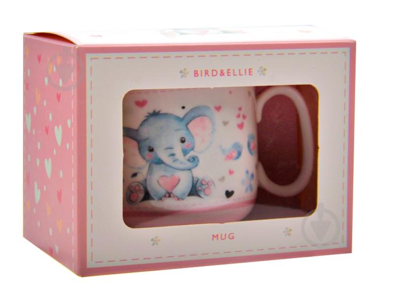 Чашка Lefard Слоненок Pink 200 мл - фото 2